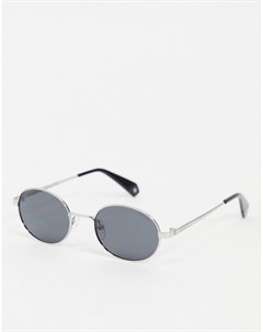 Солнцезащитные очки с миниатюрной круглой оправой в стиле унисекс Polaroid