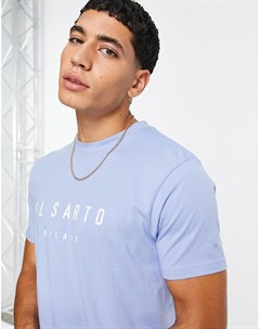 Синяя футболка с логотипом от комплекта Il sarto