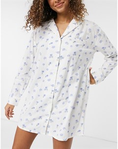 Ночная oversized сорочка с винтажным цветочным принтом Daisy street