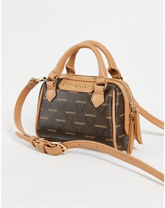 Маленькая сумка светло коричневого цвета с монограммой Alder Valentino bags