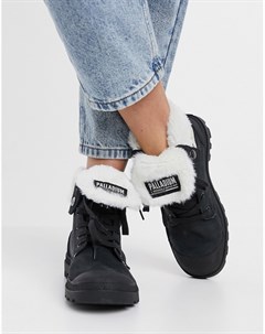 Черные походные ботинки с подкладкой из искусственного меха Baggy Palladium