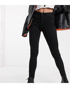 Черные моделирующие джинсы с завышенной талией Noisy may tall