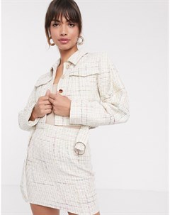 Фактурный пиджак с объемными рукавами и карманом Asos design