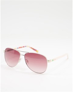 Розовые солнцезащитные очки авиаторы М Missoni M missoni