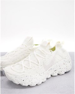 Белые кроссовки Space Hippie 04 Nike