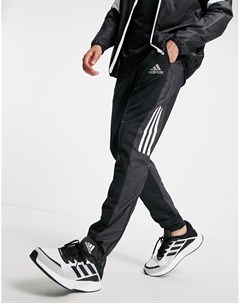 Черные джоггеры с логотипом adidas Running Adidas performance