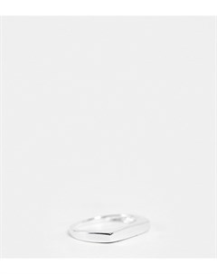 Кольцо из стерлингового серебра с дизайном в стиле печатки Asos design