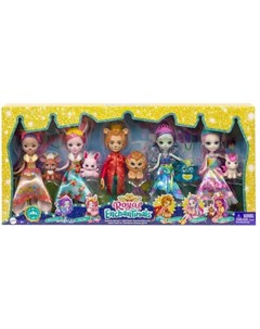 Набор игровой Enchantimals Королевские друзья куклы с питомцами Mattel