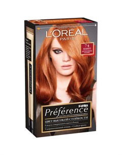 Краска для волос Preference Feria 74 Манго интенсивный медный 174 мл L'oreal paris