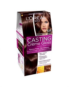 Крем краска д волос Casting Creme Gloss 525 Шоколадный фондан 254 мл L'oreal paris
