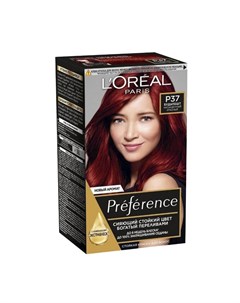 Краска для волос Preference Р37 Будапешт насыщенный красный 174 мл L'oreal paris