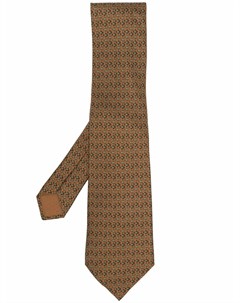 Шелковый платок 2000 х годов с цветочным принтом Hermès
