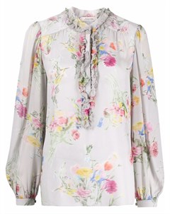 Блузка с оборками и цветочным принтом Dorothee schumacher