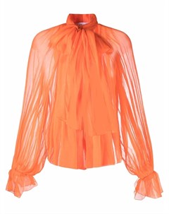 Шелковая блузка с бантом Atu body couture