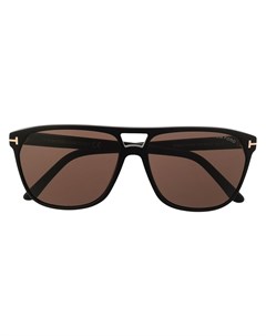 Солнцезащитные очки авиаторы в квадратной оправе Tom ford eyewear