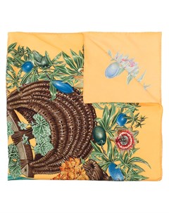 Шелковый платок Passiflores 1990 х годов Hermès