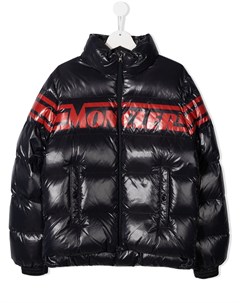 Пуховик с логотипом Moncler enfant