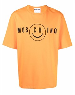 Футболка с логотипом Moschino