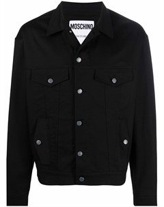 Джинсовая куртка с логотипом Moschino