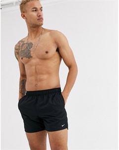 Черные укороченные шорты для плавания Volley Nike swimming