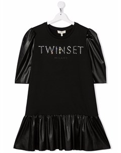 Платье с логотипом Twin-set kids