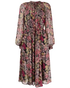 Платье с цветочным принтом и завязками Polo ralph lauren
