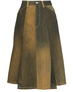 Расклешенная юбка с эффектом омбре Marine serre