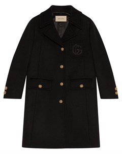 Пальто с вышивкой Double G Gucci