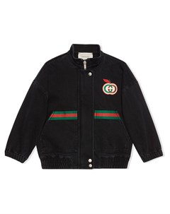 Джинсовая куртка с логотипом Interlocking G Gucci kids