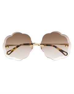 Солнцезащитные очки с ажурным краем линз Chloé eyewear