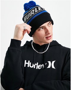 Черная шапка бини Fastlane Hurley