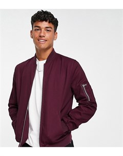 Бордовый бомбер с карманом в стиле MA1 от Asos design