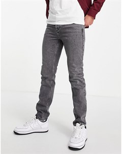 Серые прямые джинсы Topman