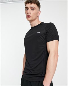 Черная футболка из быстросохнущей ткани Asos 4505
