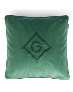 Наволочка декоративная Velvet G цвет зеленый Gant home