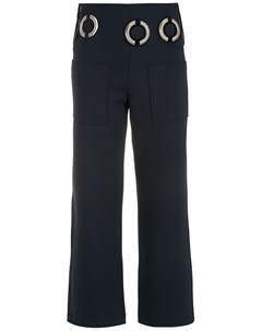 Укороченные брюки с металлическим декором Gloria coelho