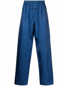 Пижамные брюки с геометричным принтом Versace