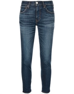 Укороченные джинсы скинни с заниженной талией Moussy vintage