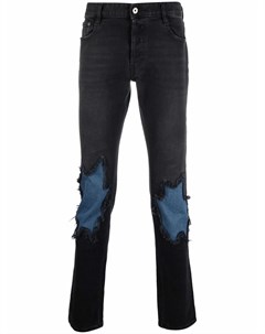 Узкие джинсы с прорезями Just cavalli