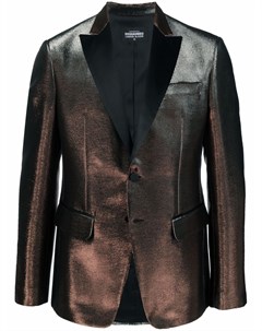 Однобортный пиджак с эффектом металлик Dsquared2