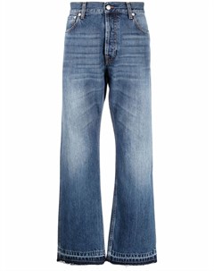Широкие джинсы средней посадки Alexander mcqueen
