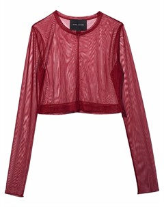 Футболка The Cropped Mesh с длинными рукавами Marc jacobs