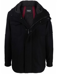 Куртка из смесовой шерсти с капюшоном и карманами Dondup