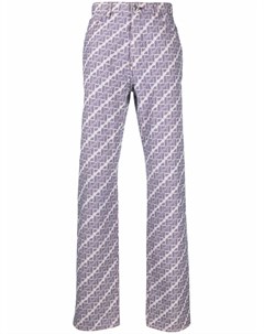Прямые брюки с логотипом We11done