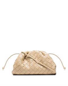 Мини сумка Pouch с плетением Intrecciato Bottega veneta