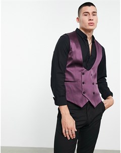 Фиолетовый жилет Twisted tailor