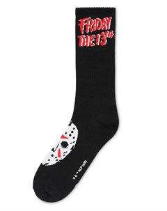 Черные красные носки X Friday the 13th Terror Vans