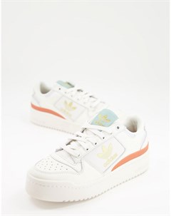 Белые кроссовки с пастельной отделкой Forum Bold Adidas originals