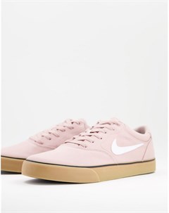 Розовые кроссовки из парусины Chron 2 Skate Nike sb