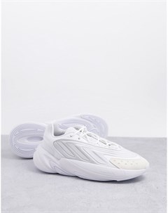 Полностью белые кроссовки Ozelia Adidas originals